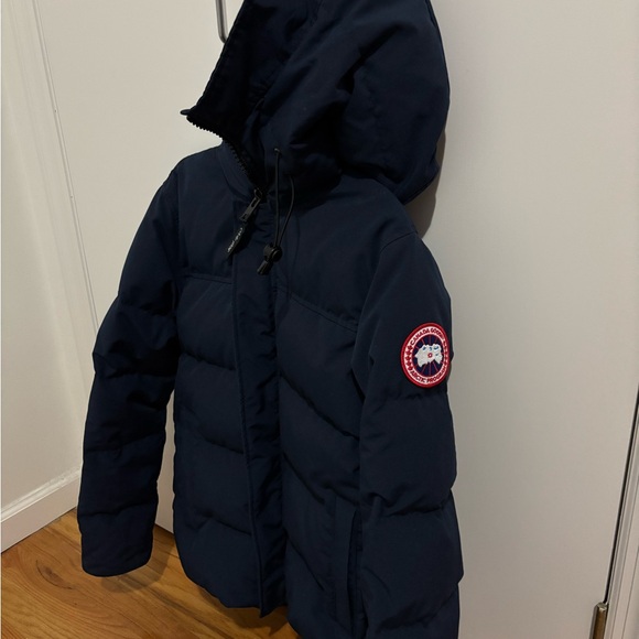 Men’s Canada Goose Navy Hooded Jacket - Picture 2 of 6